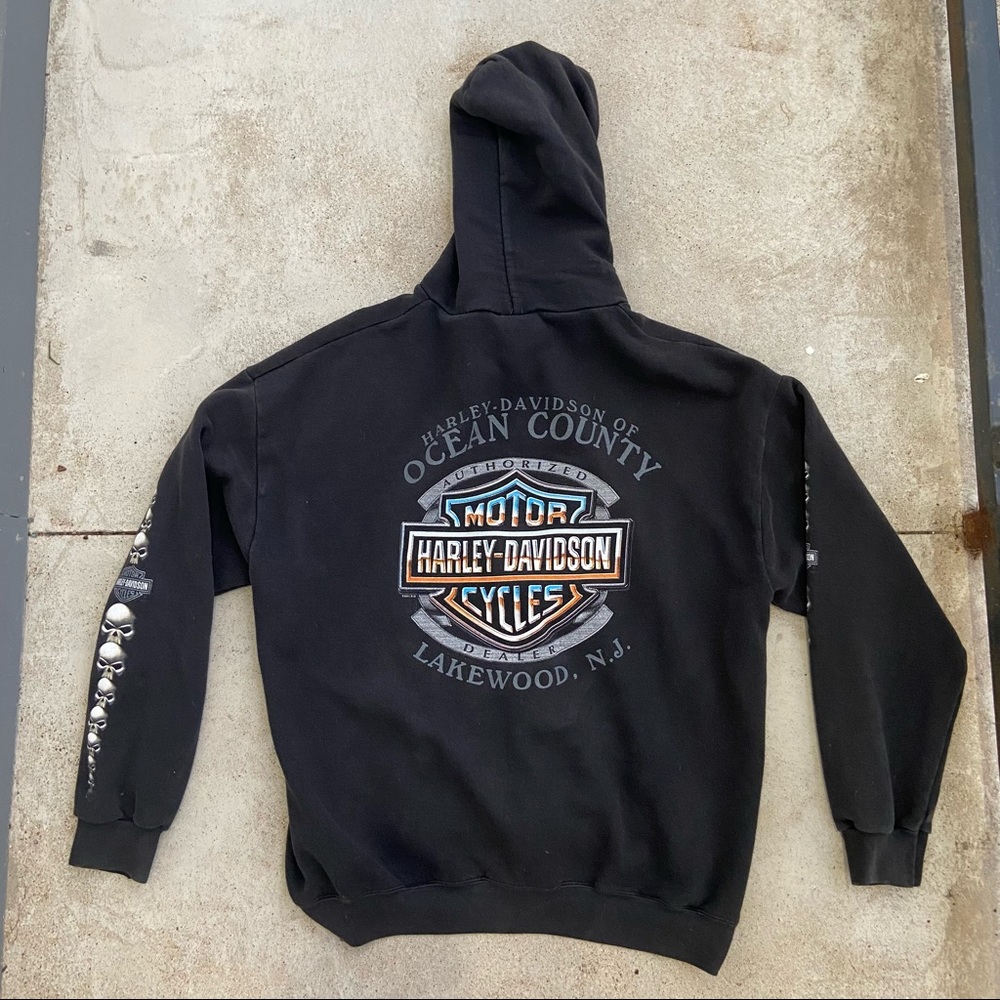 Vintage Harley Davidson Zip Up
